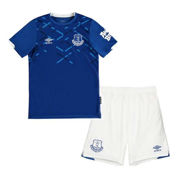 Camiseta Everton Replica Primera Ropa Niños 2019/20 Azul Blanco